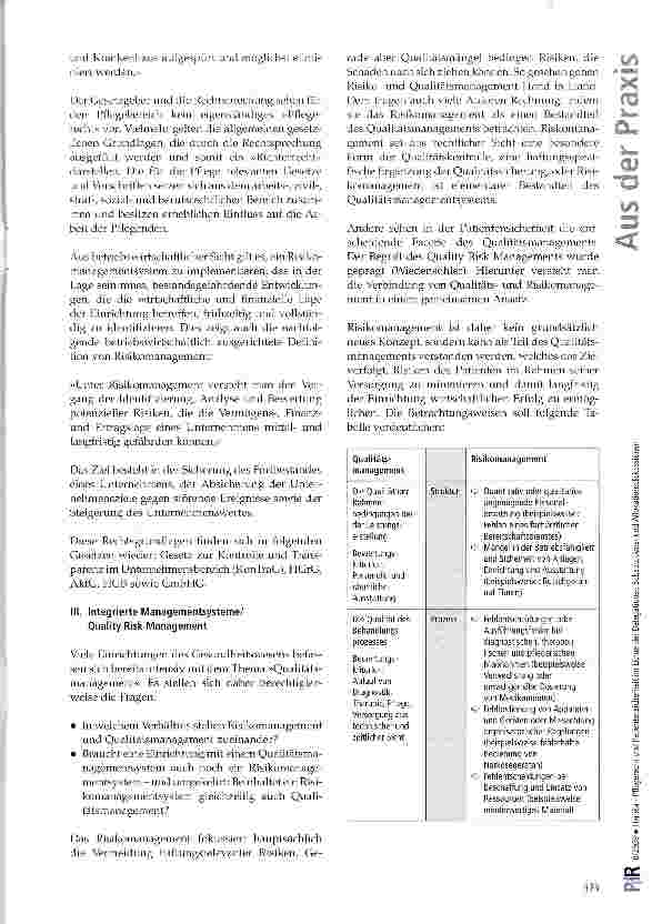 Vorschauseite 4: Pflegerecht und Patientensicherheit im Lichte der Delegations-, Substitutionsund Allokationsdiskussionen