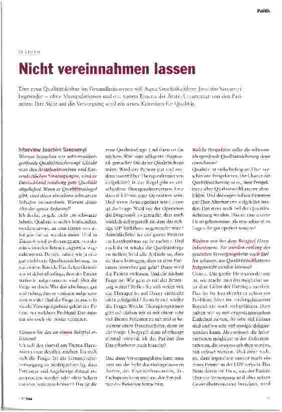 Vorschauseite 2: Nicht vereinnahmen lassen