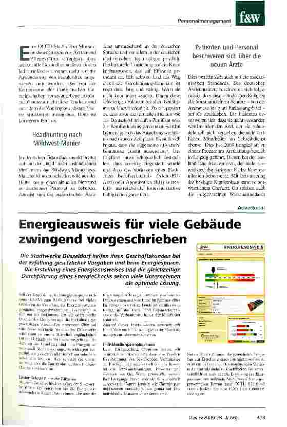 Vorschauseite 2: Mit strukturierter Migration gegen den Ärztemangel
