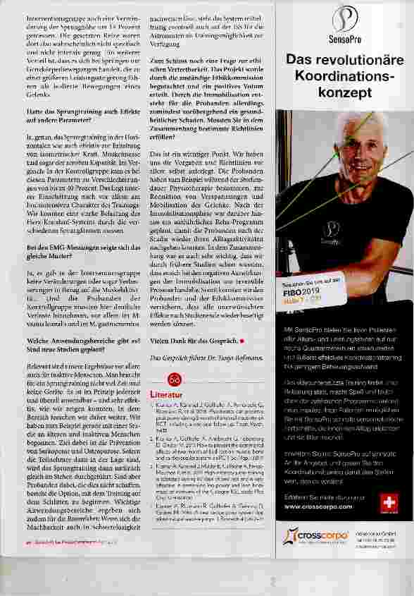 Vorschauseite 4: Sprungtraining: negative Folgen von Inaktivität vermeiden
