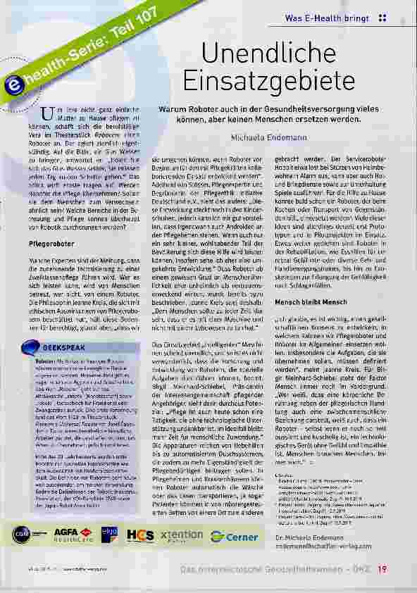 Vorschauseite 1: Unendliche Einsatzgebiete