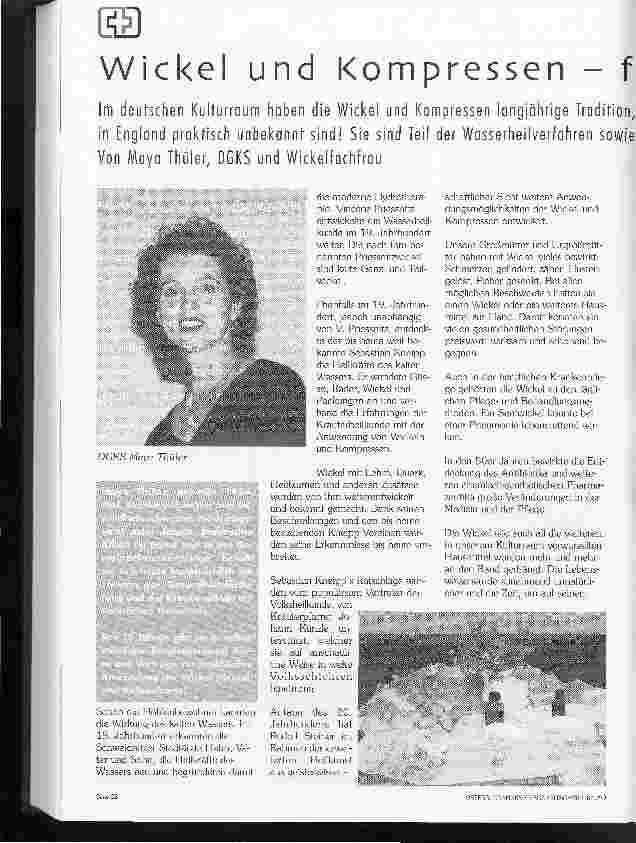 Vorschauseite 1: Wickel und Kompressen - früher und heute