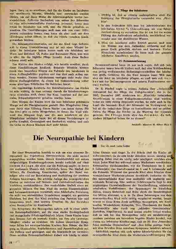 Vorschauseite 3: Frühgeborene und Inkubator-Vorführungen