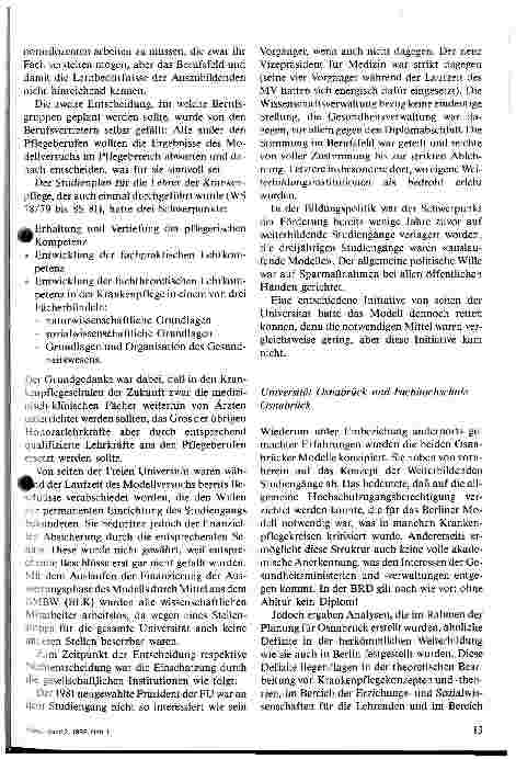 Vorschauseite 5: Krankenpflege und der tertiäre Bildungsbereich in der Bundesrepublik Deutschland