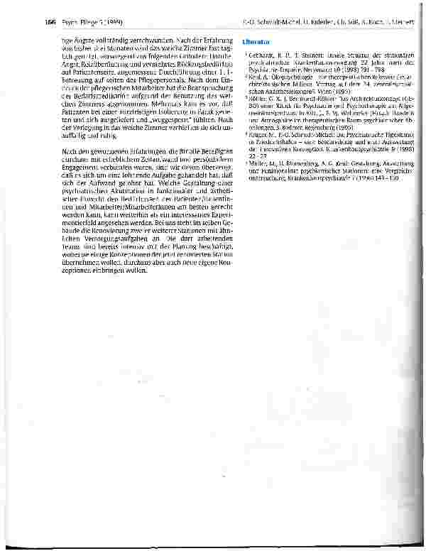 Vorschauseite 4: Funktionalität und Ästhetik auf einer psychiatrischen Akutstation - ist das möglich?