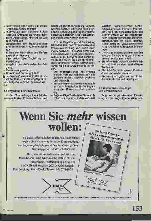 Vorschauseite 3: Ehrenamtliche Mitarbeit im Altenheim