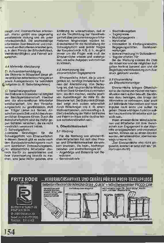 Vorschauseite 4: Ehrenamtliche Mitarbeit im Altenheim