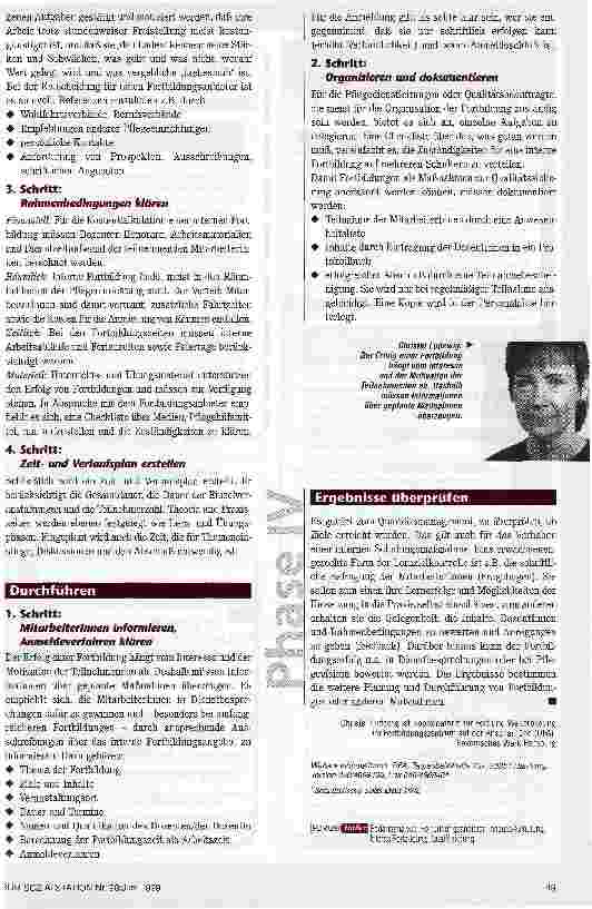 Vorschauseite 2: Interne Fortbildung