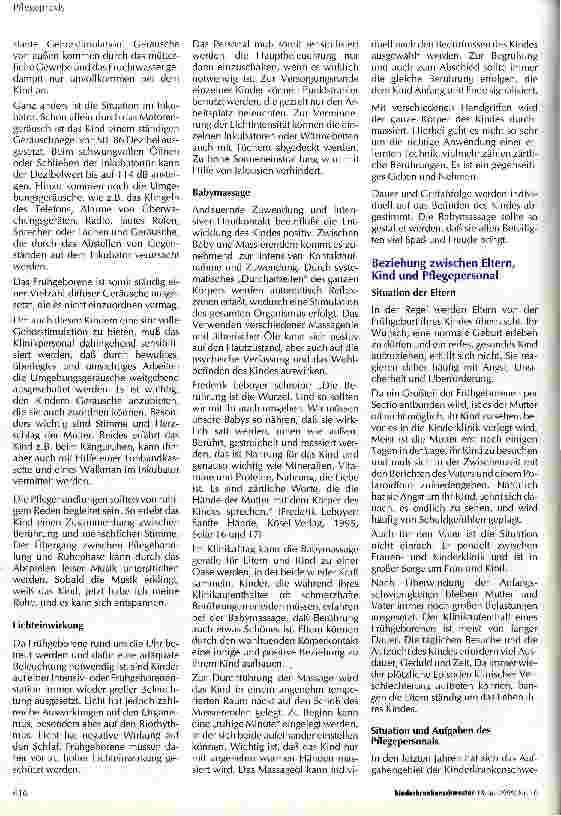 Vorschauseite 4: Sanfte Pflege Frühgeborener Ihre Umsetzung auf der Frühgeborenenstation