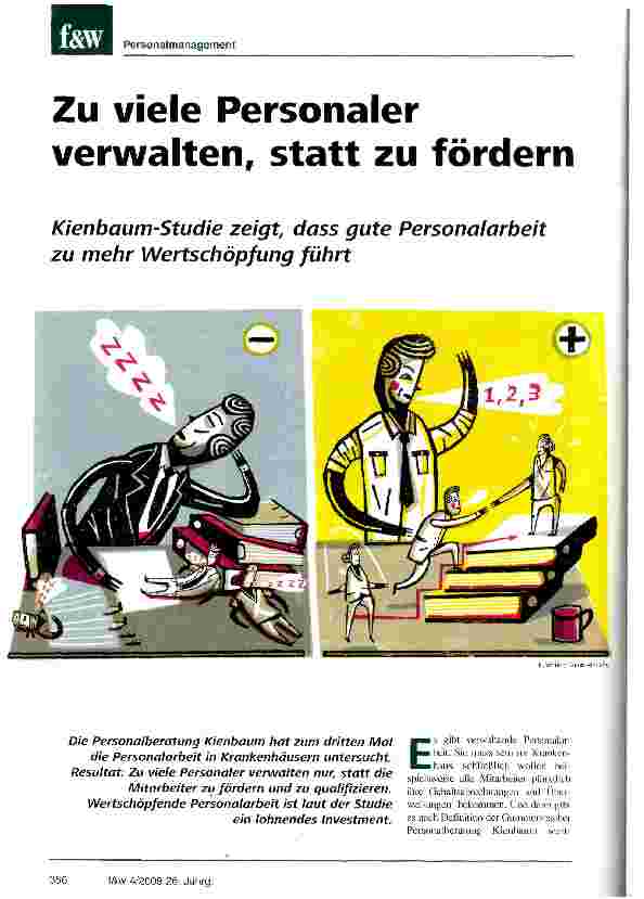 Vorschauseite 1: Zu viele Personaler verwalten, statt zu fördern