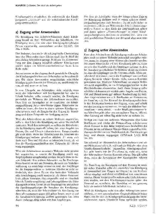 Vorschauseite 2: Der Arzt als Arbeitgeber