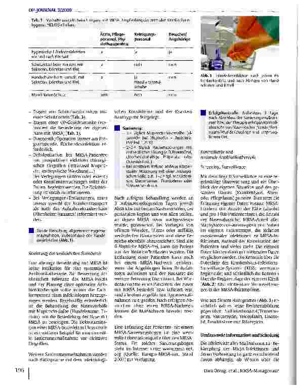 Vorschauseite 3: MRSA-Management