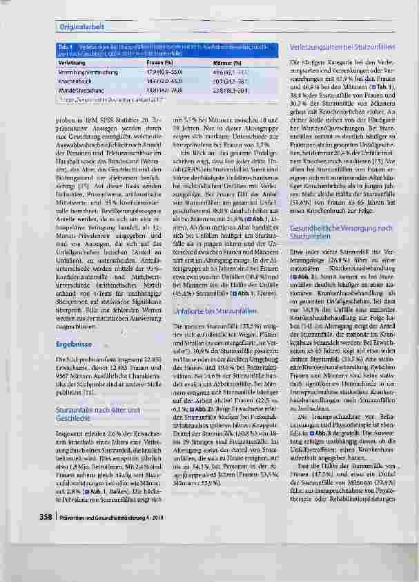 Vorschauseite 4: Sturzunfälle bei Erwachsenen