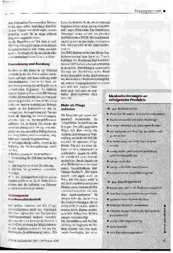 Vorschauseite 4: Mit mehr Service die Marktposition sichern ISPO-Tagung mit Impulsen für Ideen, Mut und Weitsicht