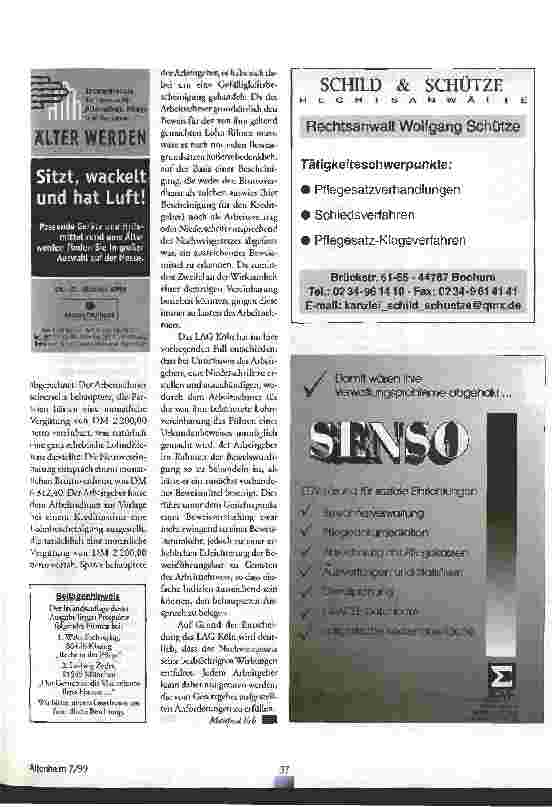 Vorschauseite 2: Niederschrift dringend angeraten