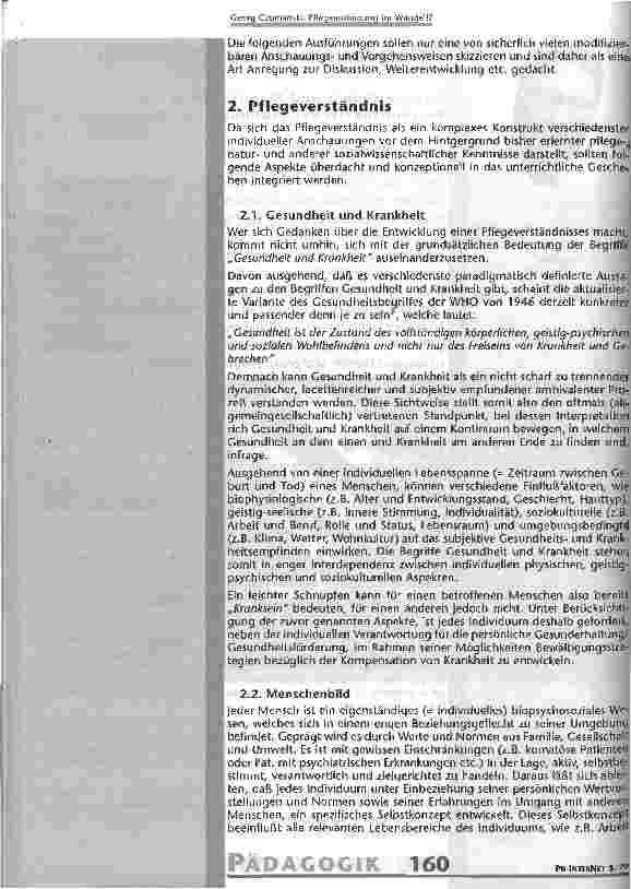 Vorschauseite 2: Pflegeausbildung im Wandel? Notwendigkeit und Möglichkeiten der Persönlichkeitsweiterbildung im Pflegeunterrichtt