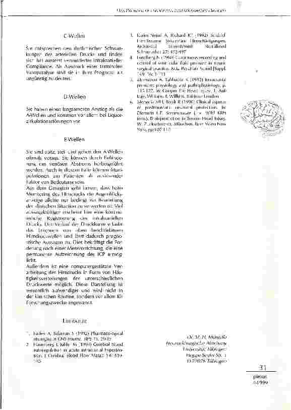 Vorschauseite 4: Das Problem des erhöhten intrakraniellen Druckes Pathophysiologische Grundlagen