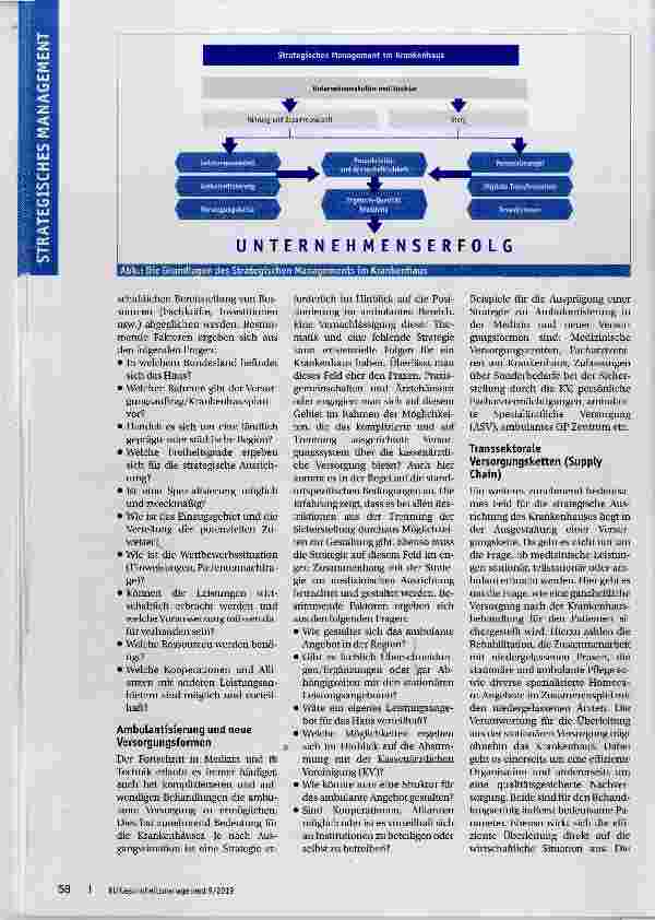 Vorschauseite 2: Strategisches Management im Krankenhaus