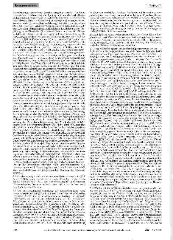 Vorschauseite 3: Altersdiskriminierung durch BAT-Lebensaltersstufen