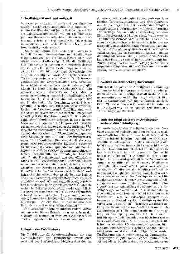 Vorschauseite 2: Verbandsflucht aus Arbeitgeberverbänden in Privatwirtschaft und öffentlichem Dienst: Gemeinsamkeiten - und Unterschiede?