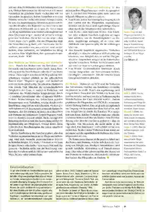 Vorschauseite 2: Emotionen bei Menschen mit Demenz
