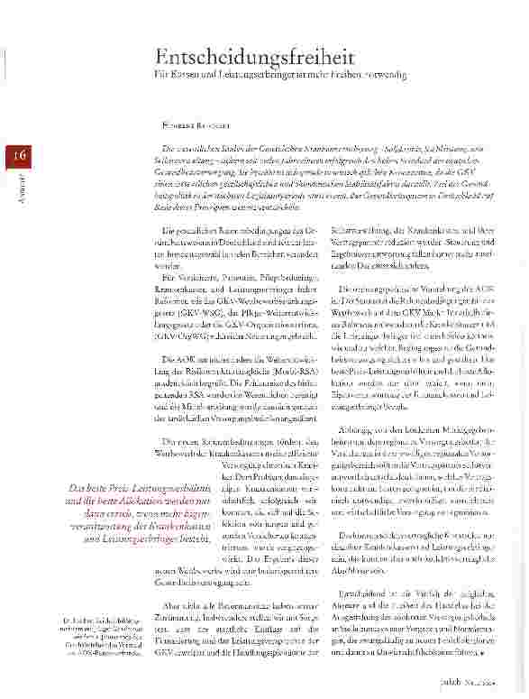 Vorschauseite 1: Entscheidungsfreiheit