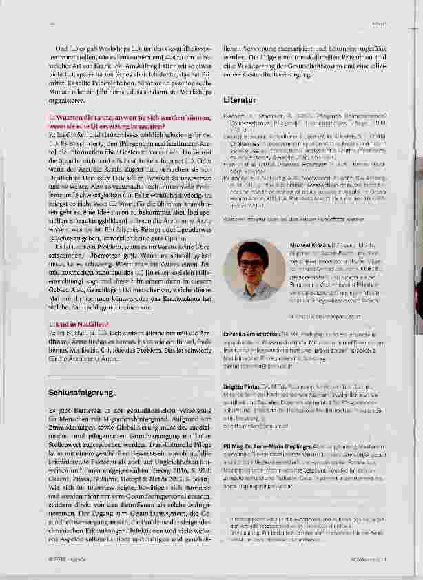 Vorschauseite 4: Migration und soziale Ungleichheit im Gesundheitswesen