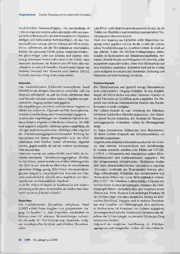 Vorschauseite 3: Ringversuch Arzneimittelinformation 2018