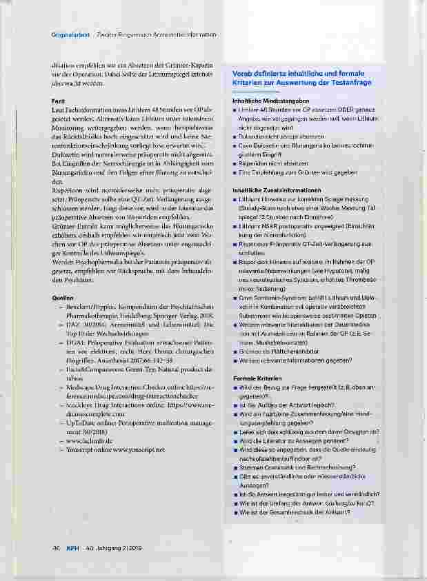 Vorschauseite 4: Ringversuch Arzneimittelinformation 2018