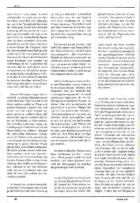 Vorschauseite 4: Behandlungsabbruch auf einer pädiatrischen Intensivpflegestation Eine Herausforderung an das multidisziplinäre Team