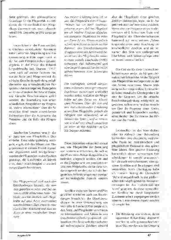 Vorschauseite 5: Behandlungsabbruch auf einer pädiatrischen Intensivpflegestation Eine Herausforderung an das multidisziplinäre Team