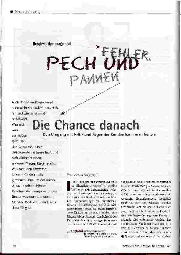 Vorschauseite 1: Fehler, Pech und Pannen