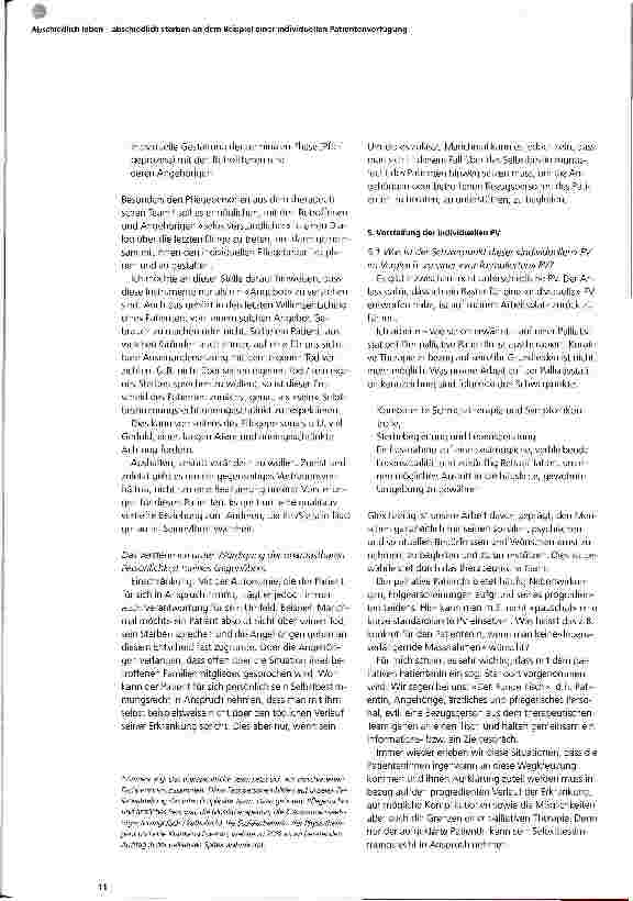 Vorschauseite 5: Abschiedlich leben - abschiedlich sterben an dem Beispiel einer individuellen Patientenverfügung