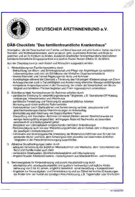 Vorschauseite 4: Familienfreundlichkeit lohnt sich