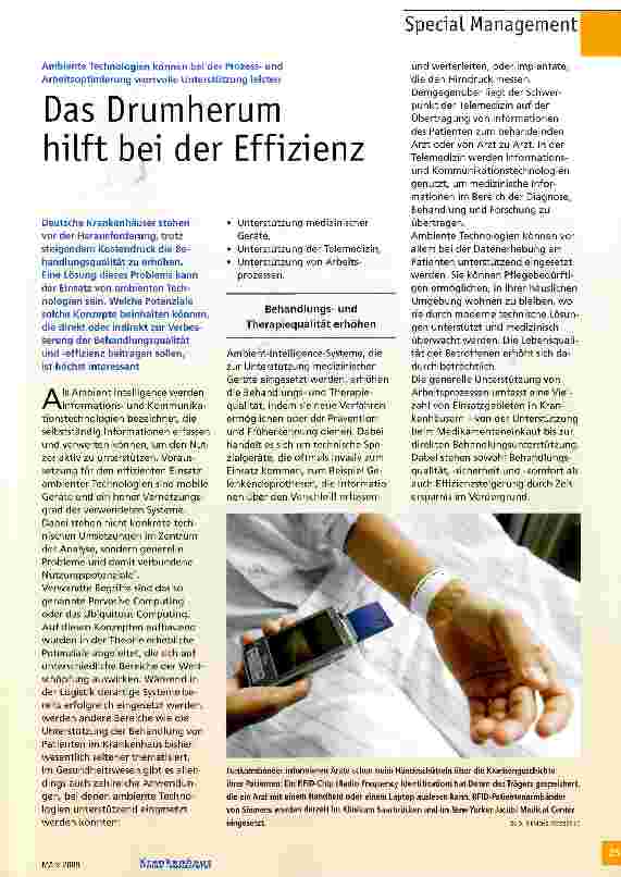Vorschauseite 1: Das Drumherum hilft bei der Effizienz