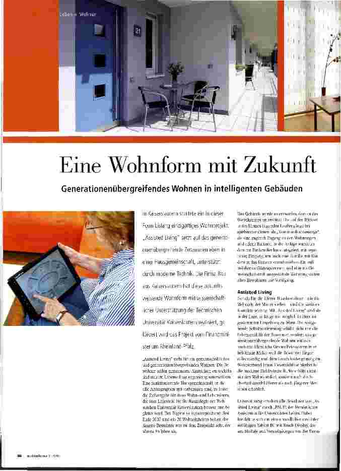 Vorschauseite 1: Eine Wohnform mit Zukunft