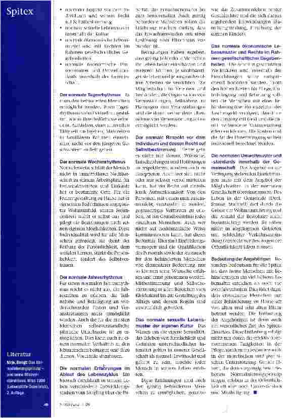 Vorschauseite 2: Wichtig: Einfühlungsvermögen und QualifikationMenschen mit einer Behinderung in der Spitex pflegen