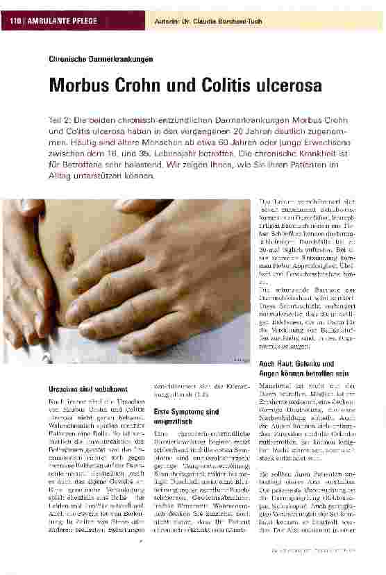 Vorschauseite 1: Morbus Crohn und Colitis uicerosa