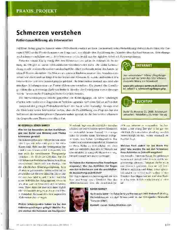 Vorschauseite 1: Schmerzen verstehen
