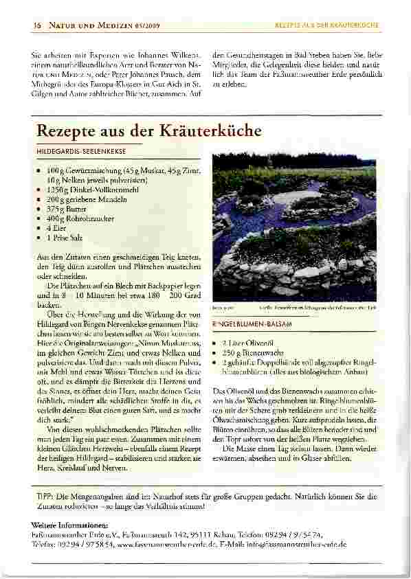 Vorschauseite 2: Frauen in der Naturheilkunde: Die Faßmannsreuther Kräuterfrauen