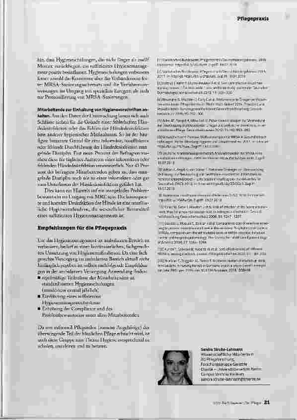 Vorschauseite 4: Umgang mit MRE in der ambulanten Pflege
