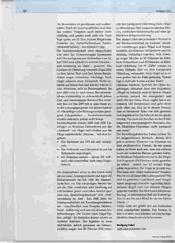 Vorschauseite 3: Chronisches Systemversagen: Warum ein Pfleger mehr als 100 Patienten ermorden konnte