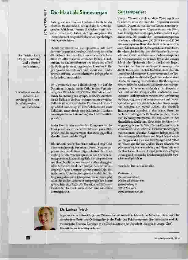 Vorschauseite 5: Unsere Haut Grenze zwischen innen und außen