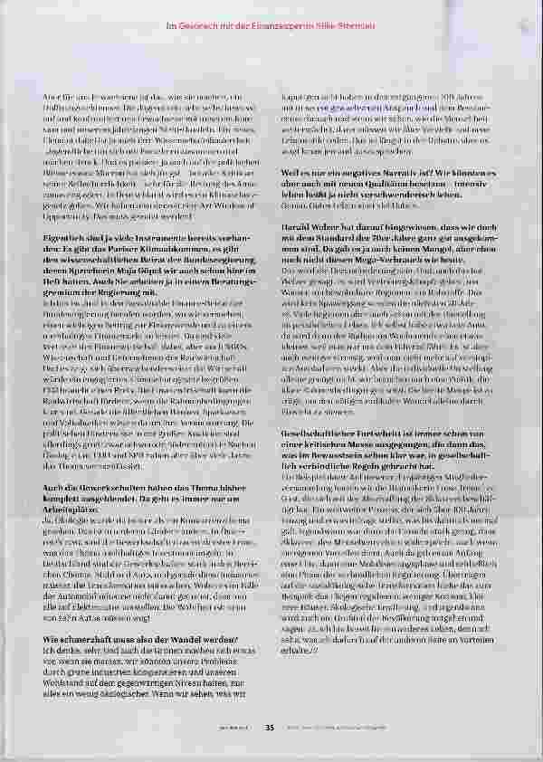 Vorschauseite 4: Wir müssen über neue Lebensstile reden