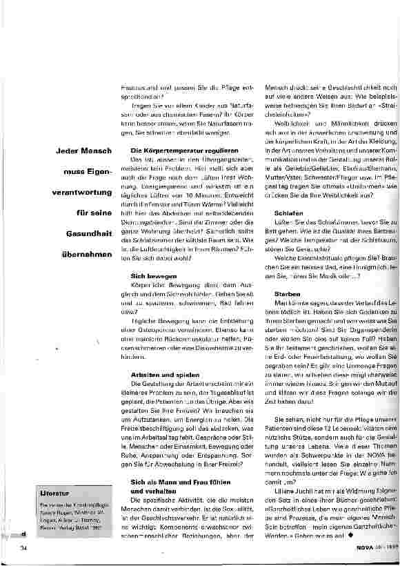 Vorschauseite 3: Selbstpflege für Pflegende Das Lebensmodell von Nancy Roper als Vorbild