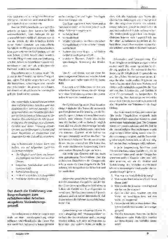 Vorschauseite 2: Reflektierendes Arbeiten auf der pädiatrischen Intensivpflegestation