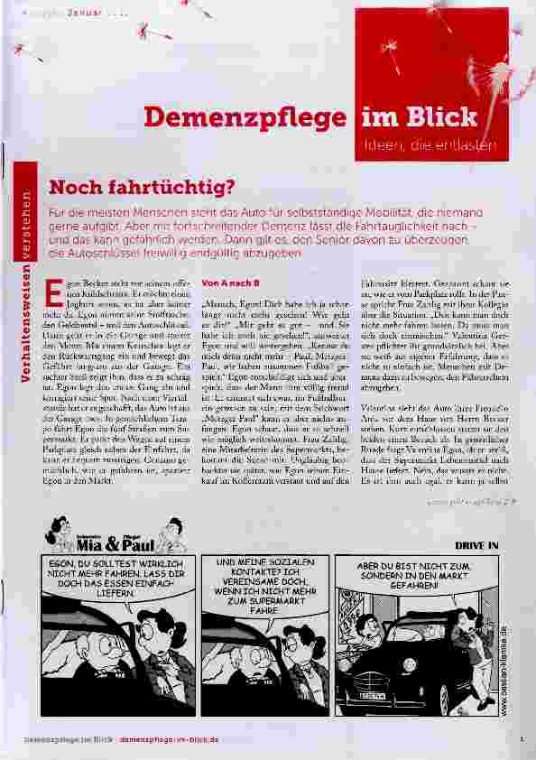 Vorschauseite 1: Noch fahrtüchtig?