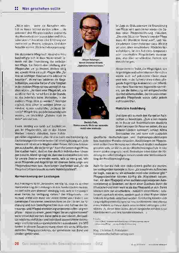 Vorschauseite 2: Es geht um Leben