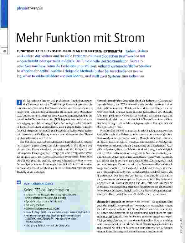 Vorschauseite 1: Mehr Funktion mit Strom