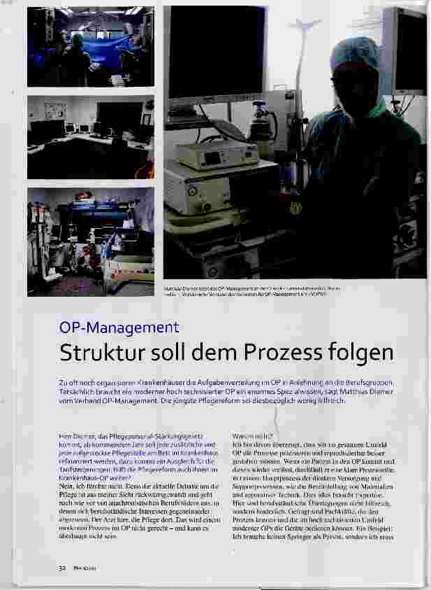 Vorschauseite 1: Struktur soll dem Prozess folgen